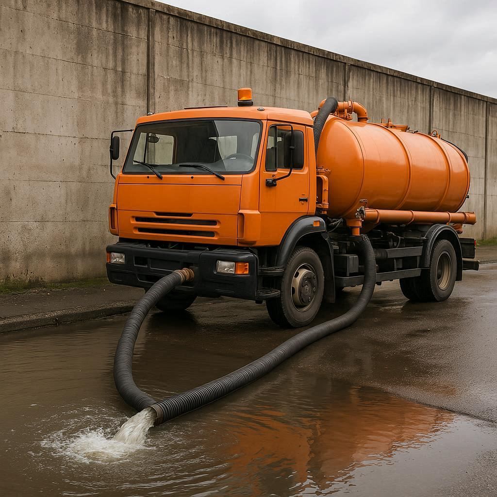 Откачка воды в Казани